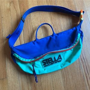 Super CUTE Stella McCartney Colorblock Recycled Nylon Beltbag